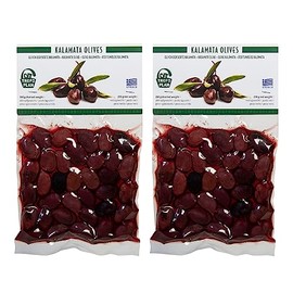 TrofoPlan Greek Kalamata Olives, Pack of 2 x 200 g (Total: 400 g)