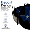 Texas State Flag Round Coasters Set of 6 - Abosrbent