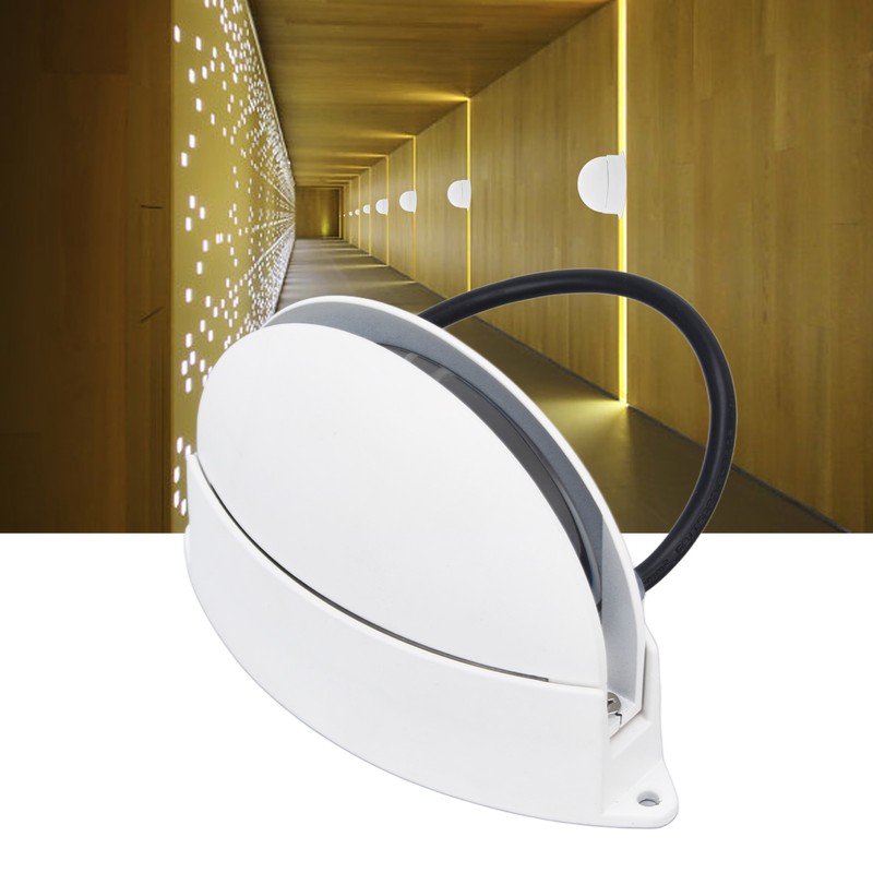 Window Sill Lamp 180° Luminous Semicircular LED Wall Light for