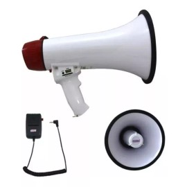 Radox Megáfono Recargable Con Micrófono Y Sirena Usb Aux Sd