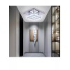 Crystal Light Modern Crystal Chandelier 7.9 Inches Led Ceiling Light