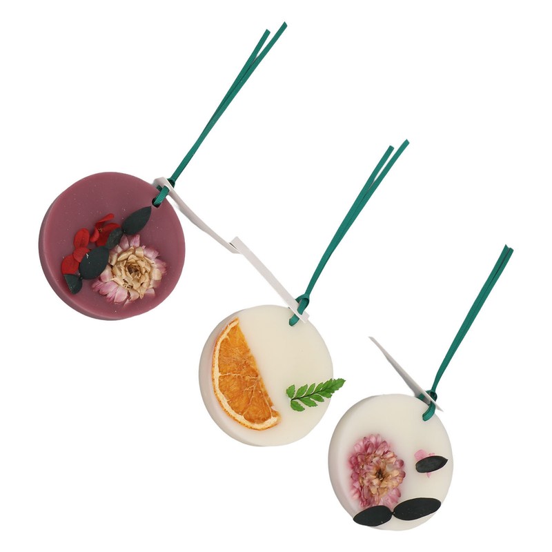 3pcs Wardrobe Aromatherapy Wax Long Lasting Solid 7.5cm Diameter Safe