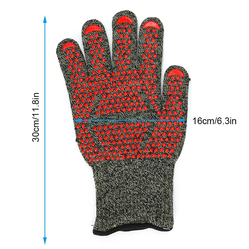 800 ° C High Temperature Resistant Gloves Flame Retardant Hands