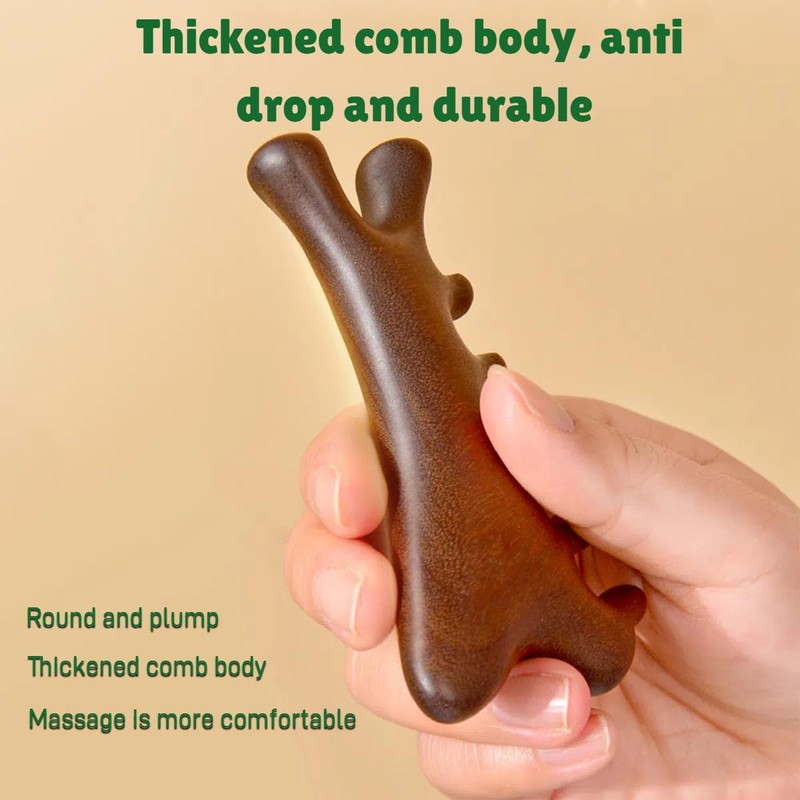 4-in-1 Gua Sha Massage Tool, Natural Wood Face Massager