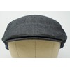 Borges & Scott The Sammy Irish Linen Flat Cap, granite