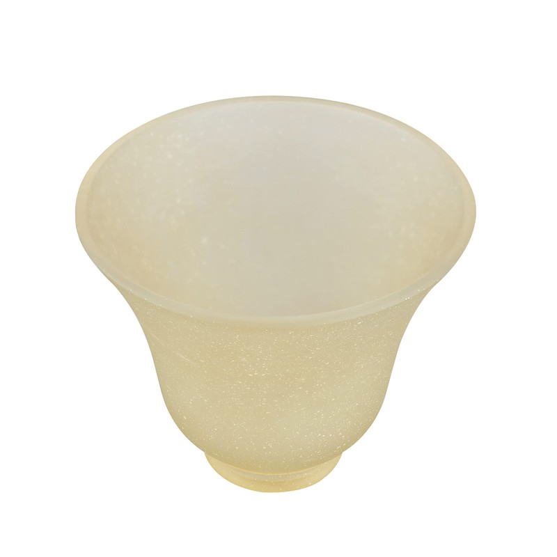 Aspen Creative 23171-4 Transitional Amber Ceiling Fan Replacement Glass Shade.