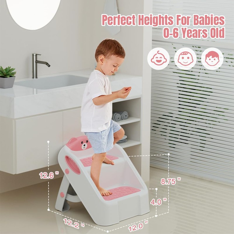 Step Stool for Toddlers, Toddler Step Stool for Bathroom Sink,