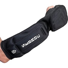 Sedroc Pro Fist Forearm Guards Padded Arm Sleeves with Knuckle Protection - Pair (Large - 15" long)