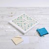 WS Game Company Scrabble Bianco Edition with Rotating Wooden Game