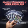 UltraPro Soportes para tarjetas, mangas con bordes semirrígidos de 1.27