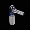 Labasics Glass 90 Degree Vacuum/Gas Adapter, Borosilicate Glass Bent Inlet