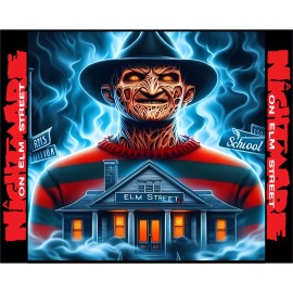 Gottlieb Freddy Nightmare on Elm Street Pinball Machine Custom Translite 03