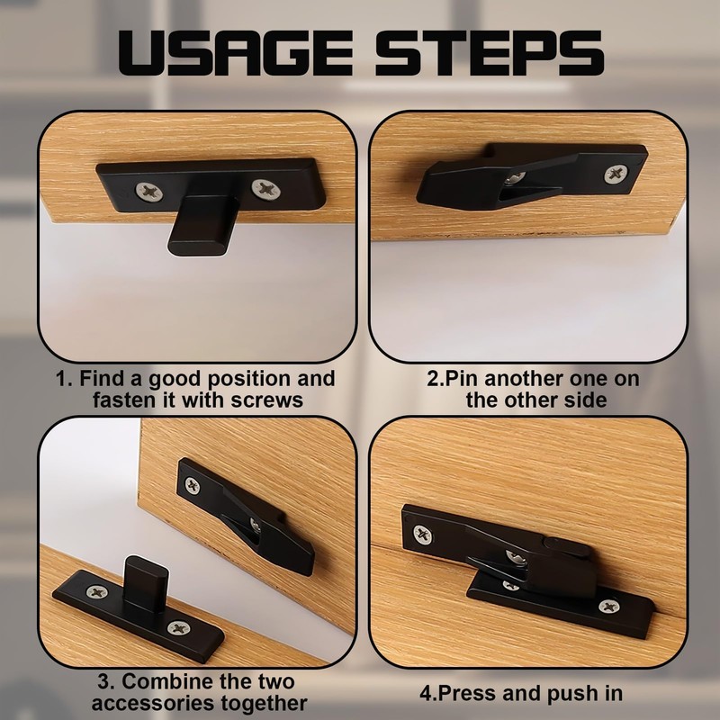 10 PS Bathroom Panel Clips, Fence Panel Clips, Bathroom Base