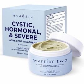 Cystic Acne Spot Cream Overnight Hormone for Acne-Prone Skin Sulfur for Face and Body Effective for Stubborn Acne 120 Ways to Use / 낭포성 여드름 스팟 크림 밤샘 호르몬 여드름성 피부를 위한 얼굴 및 신체용 유황 고집스러운 여드름에 효과적 120가지 사용법