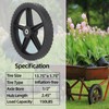 GICOOL 14 x 1.75'' Spoked Plastic Wheel and Tire, 2.45"