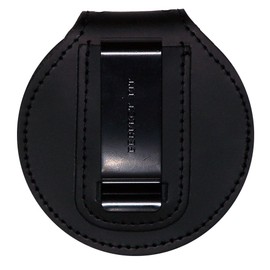 Perfect Fit Shield Wallets Florida Sheriff Five-Point Star Badge Holder (Black, Cutout PF185, 2.7 inches Tall)