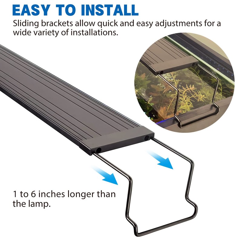 WaterRebirth Aquarium LED Light Fish Tank Light (20-26”)