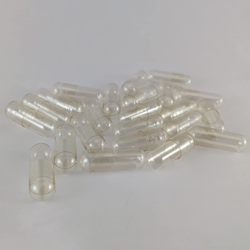 5,000 Empty Gelatin Capsules Size 00 Natural. Hypoallergenic. Kosher. Halal.