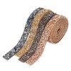 4Pcs Crystal Rhinestone Ribbon Self Adhesive Cuttable Shiny Rhinestone Ribbon
