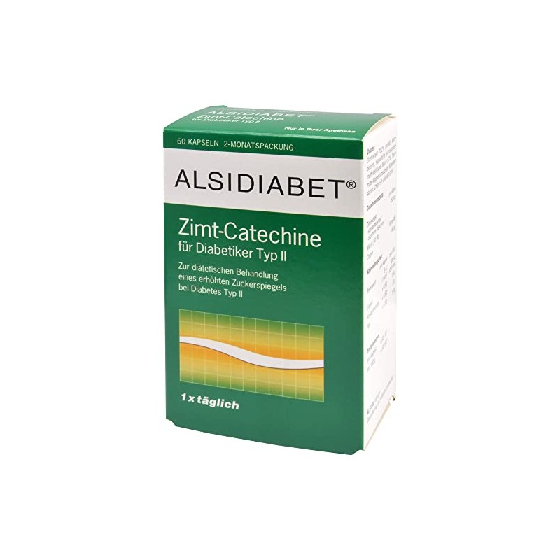 Alsidiabet Cinnamon Catechins for Diab.Type II Capsules Pack of 60