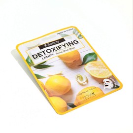 K-BEAUTY DETOXIFYING LEMON FACIAL SHEET MASK