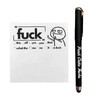 Aczyqws 1 pcs Pen,Funny Sticky Notes Office Supplies,Desk Accessories for