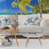 Beach Throw Pillow Covers 18x18, Summer Coastal Cushion Covers for