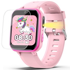 zicor Kids Game Watch Gift with 26 Puzzle Games, Dual Camera, Music Player, Pedometer, Video Recorder, Flashlight, Alarm Clock, Educational Toy for Boys and Girls Age 4-12, Birthday Chritmas Gift