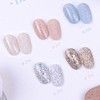 Thezel The Gel Woolly Bling 5-Piece Set Glitter Velvet Gel