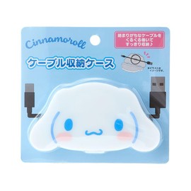 Sanrio 240451 Sanrio Cable Storage Case Cable Holder Cinnamoroll Cinnamoroll 2.1 x 4.0 x 0.6 inches (5.4 x 10.2 x 1.5 cm) Character