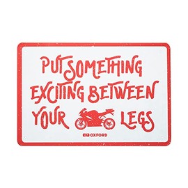 Oxford Products Motorcycle Metal Sign. Garage, Shed, Workshop.