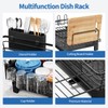 TOOLF Extendable Dish Drying Rack, 2 in 1 Multifunction Dish