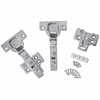 Luokim 20 Pack Half Overlay Soft Close Cabinet Hinges, Frameless
