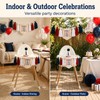 Rookie of the Year First Birthday Baseball High Chair Banner