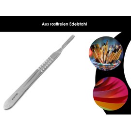 Skalpellgriff Nr. 4 aus rostfreiem Edelstahl