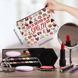 Spain Souvenir Makeup Bag Spain Themed Gift Spain Culture Gift Spain Trip Gift for Spain Lover (in Spain Bag EU)