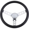 Speedway Classic 13 Inch Black Steering Wheel | Smooth Cushion