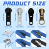 Hpmjz 24 Pcs Zipper Repair Kit Replacement Universal Fix Zip