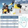 JALBSI Winter Gloves Men Women With Thermal Wool Fleece Lined