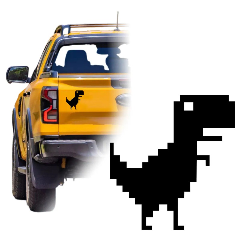 Sticker Calca Dinosaurio Sin Internet