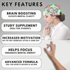 Focus Pep Addrell Energy Stimulant Pills- Natural Study Supplements Alternative