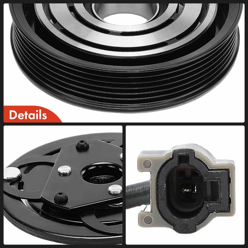 A-Premium Air Conditioner AC Compressor Clutch Kit Compatible with Mazda