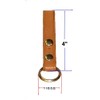 LEATHER BELT KEY FOB HOLDER, BELT LOOP LEATHER KEYCHAIN, LEATHER