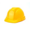 Mutual Industries 50200-41 Polyethylene 4-Point Ratchet Suspension Hard Hat, Yellow