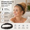 Hair Bundle Kit - Fake Braid Headband - Large Scrunchie