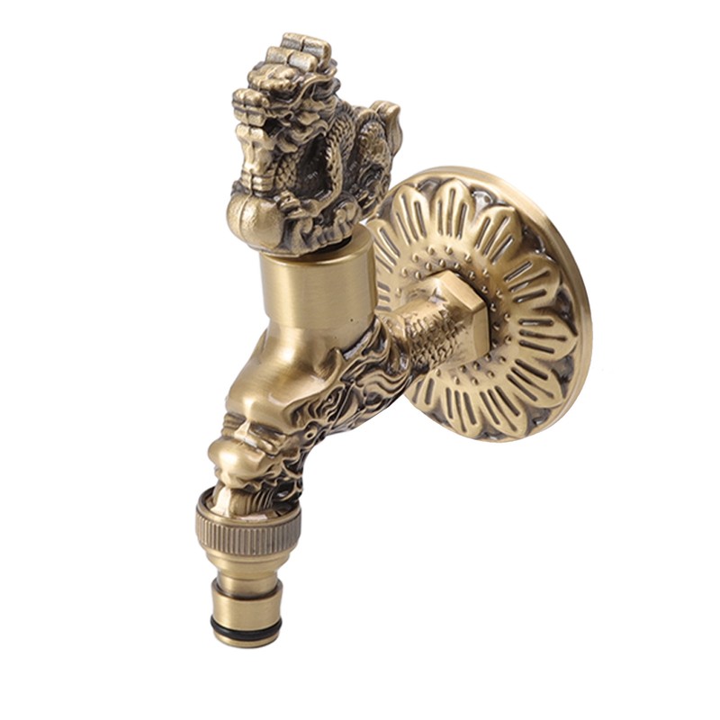 Water Faucet Copper Tap G1/2 Female Thread Home Decoration for