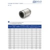 LM8UU Linear Bearings 8 mm Pack of 4
