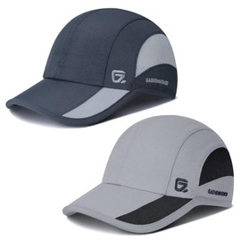 Golf Hat Breathable Cooling Lightweight Dri Fit Caps Trucker Father Hats UPF50+ Summer Hats for Women Quick-Drying Sports Caps Adjustable Sun Hats for Men Black Blue 2 Pieces