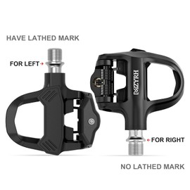 MZYRH Rennrad-Pedale, leichte Fahrradpedale Cleats Set Clipless Pedale Kompatibel mit Look KEO System