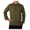 Simandra Men's Kurta Classic Striped Green, Green